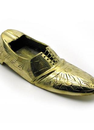 Пепельница туфля бронзовая (11х4,5х3 см)(4")