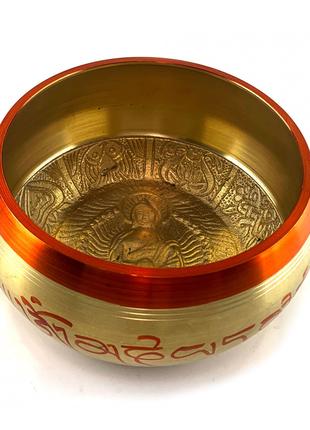 Чаша поющая бронзовая " Будда" (13х12х6.2 см)