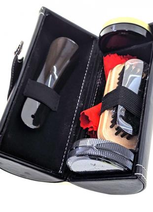 Комбінований набір для догляду за взуттям чорний (16,57x7 см)