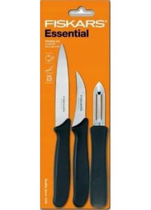 Набор ножей fiskars essential 3 шт 1024162