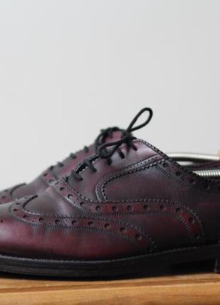 Bally scribe calf leather brogues shoes  броги туфли мужские кожа