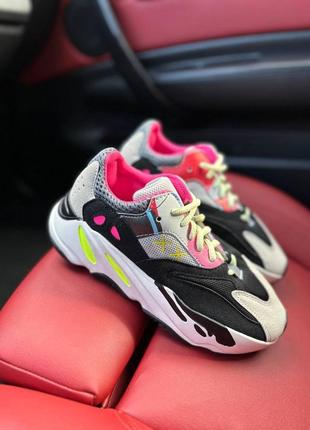 Adidas yeezy boost 700 v1 wave runner pink kaws