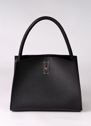 Жіноча сумка чорна сумочка чорний клатч через плече класична