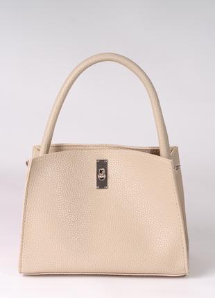 Жіноча сумка бежева сумочка бежевий клатч через плече класична