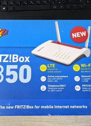 Wi-Fi роутер з підтримкою SIM карти Fritz!Box 6850 LTE 2.4GHz/5GH