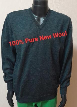 Гарний вовняний пуловер сірого кольору clipper, 💯 оригінал, бл..
