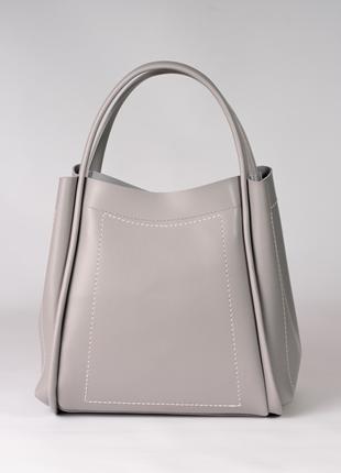 Жіноча сумка сіра сумка сірий шопер сірий шоппер сумочка