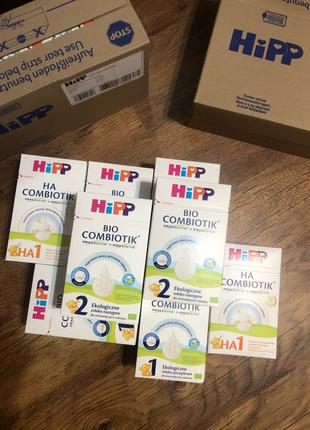 Суміш Польська 600 грам HIPP  Ha 2 (суміш, смесь, питание, хип...