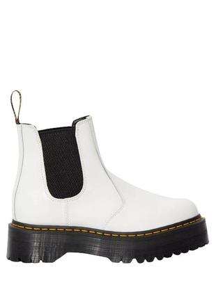 Челсі dr. martens 2976 quad smooth white, оригінал, нові