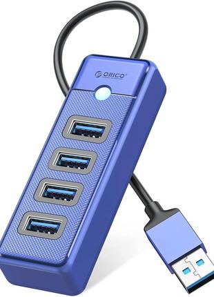 USB-концентратор Orico USB хаб USB 3.0 с кабелем 0,15 м 5 Гбит...
