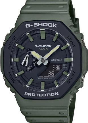 Годинник Casio GA-2110SU-3AER G-Shock. Зелений