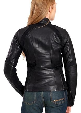 Шкіряна куртка мото захист cafe racer brittany women leather j...