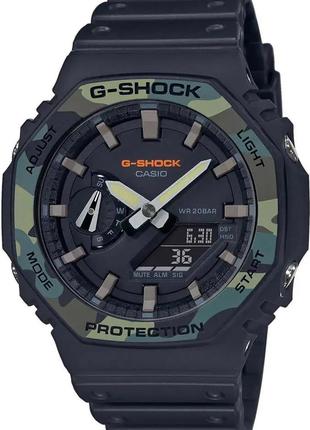 Часы Casio GA-2100SU-1AER G-Shock. Черный ll