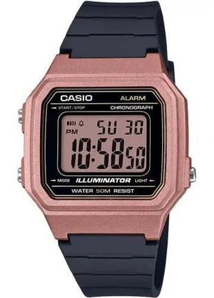 Часы Casio W-217HM-5AVEF. Розовое золото