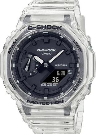 Годинник Casio GA-2100SKE-7AER G-Shock. Прозорий