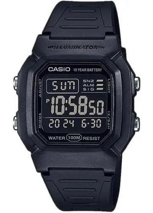 Годинник Casio W-800H-1BVES. Чорний