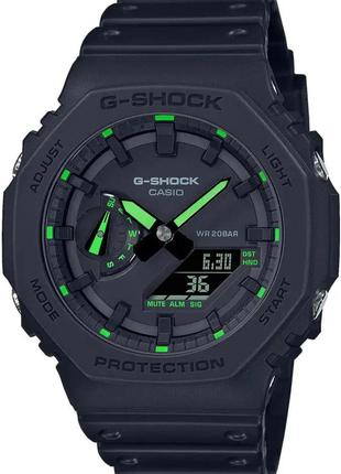 Годинник Casio GA-2100-1A3ER G-Shock. Чорний