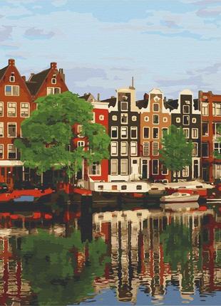 Картина за номерами. art craft кольоровий амстердам 40х50 см 1...
