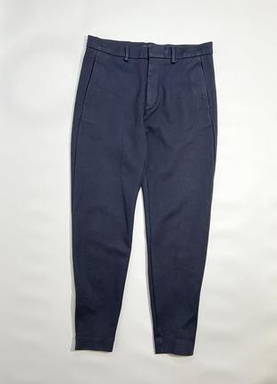 Штани жіночі брюки прямі бренд cos темно сині 46 р