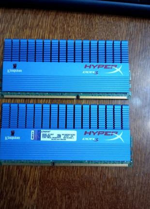 Память kingston HyperX DDR3 4Гб + 4Гб