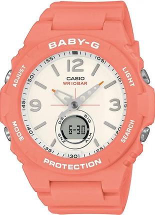 Годинник Casio BGA-260-4AER Baby-G. Помаранчевий