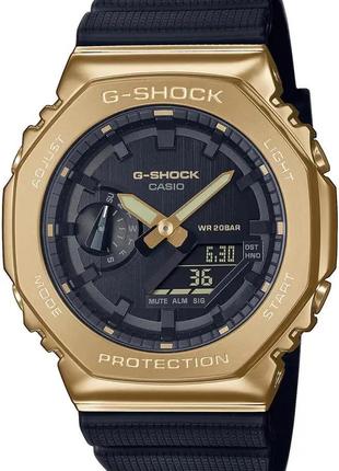 Годинник Casio GM-2100G-1A9ER G-Shock. Золотистий