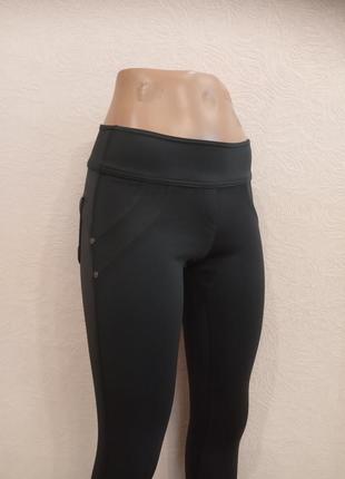 Темно-серые женские брюки -лосины, размер xxs