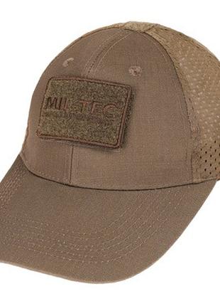 Бейсболка MIL-TEC Net Baseball Cap Coyote з сіткою