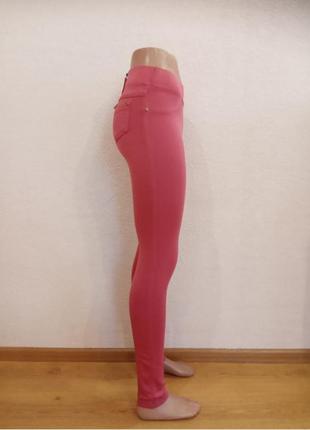 Розовые женские брюки-лосины, размер s