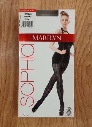 Хлопковые вязаные колготки marilyn sopia a10