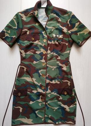 Карнавальное игровое платье военного
