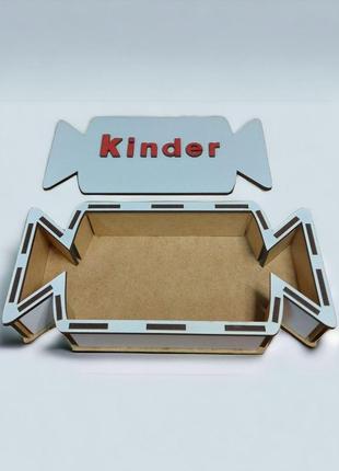 Подарочная коробка киндер kinder маленькая на день рождения пр...