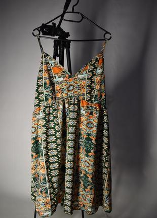 Хорошенькое летнее легкое платье сарафан большой размер батал ...