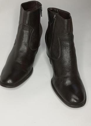 Кожаные женские ботинки, утепленные 40,5р jenny by ara