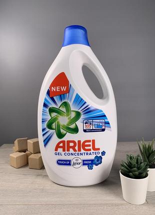 Ariel fresh + lenor 5,775 л н852 105 стирок гель для стирки ун...