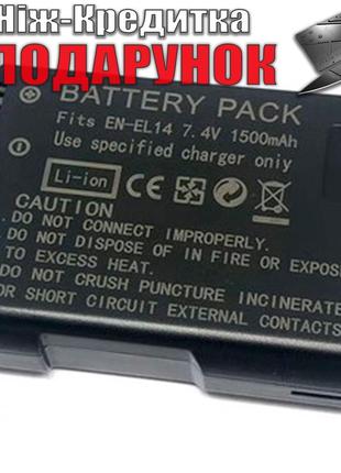 Аккумулятор EN-EL14 1500 mAh 7.4V для Nikon 1500 Mah