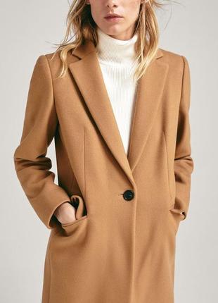 Пальто massimo dutti бежевое весеннее пальто коричнево пальто ...