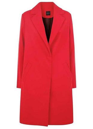 Женское красное пальто меди