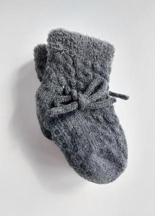 Брендовые теплые пинетки носка нижняя