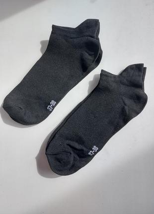 Брендовый комплект коротких спортивных носков из 2-х пар нитев...