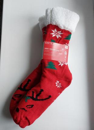 Брендовые теплые домашние носки тапочки нитечка