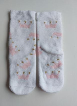 Теплые махровые носки со стоперами