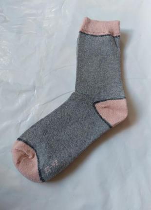 Брендовые теплые шерстяные носки нитечка