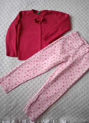 Набор одежды для девочки комплект свитерик леггинсы двухнитка ...