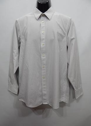 Мужская рубашка с длинным рукавом Calvin Klein р.50 210ДРБУ (т...