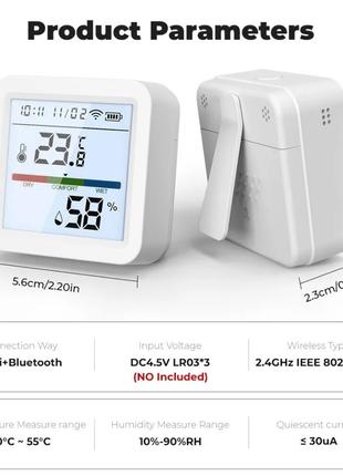 Термометр гигрометр TH05 Wi-Fi Sensor 55*55*25mm