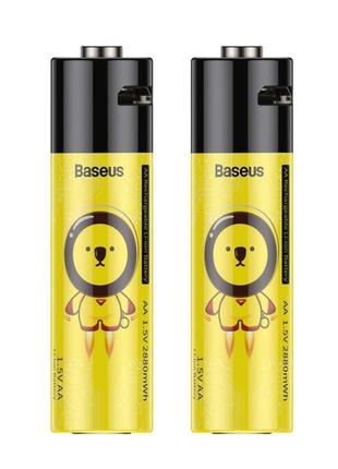 Аккумулятор Baseus Li-Ion AA 1.5V 1400mAh microUSB