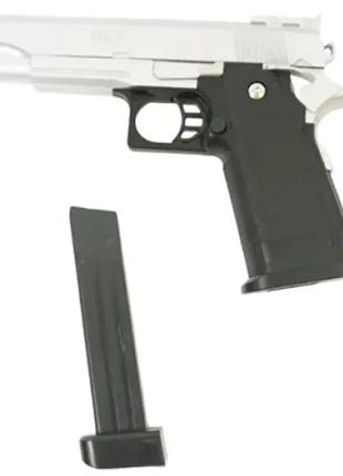 Пистолет Colt M1911 Hi-Capa детский металлический оцинкованный...