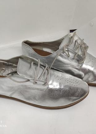 Серебряные туфли 41 размер