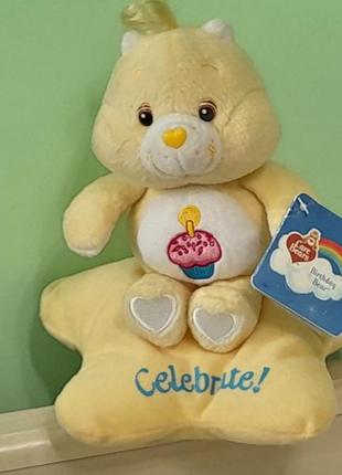 Іграшка м'яка care bears birthday bear - ведмедик ,  день наро...